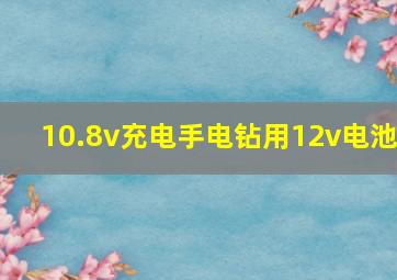 10.8v充电手电钻用12v电池