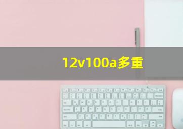 12v100a多重