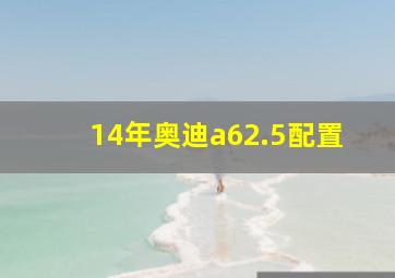 14年奥迪a62.5配置