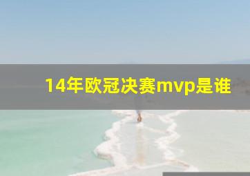 14年欧冠决赛mvp是谁