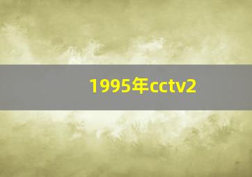 1995年cctv2