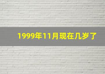 1999年11月现在几岁了