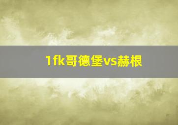 1fk哥德堡vs赫根