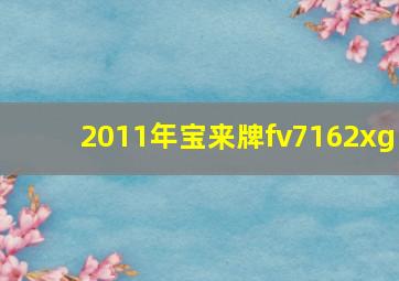 2011年宝来牌fv7162xg