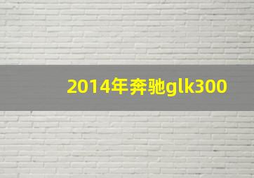 2014年奔驰glk300