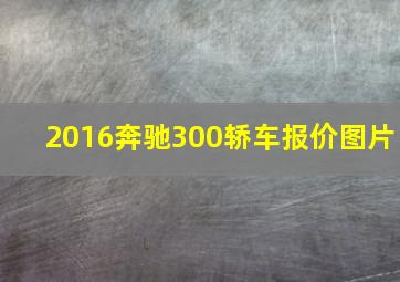 2016奔驰300轿车报价图片