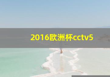 2016欧洲杯cctv5