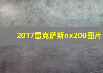 2017雷克萨斯nx200图片