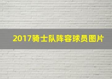 2017骑士队阵容球员图片