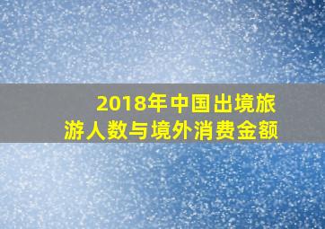 2018年中国出境旅游人数与境外消费金额