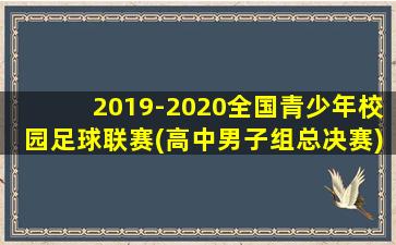 2019-2020全国青少年校园足球联赛(高中男子组总决赛)