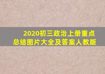 2020初三政治上册重点总结图片大全及答案人教版