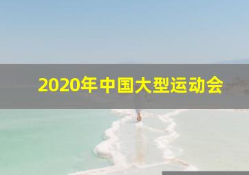 2020年中国大型运动会