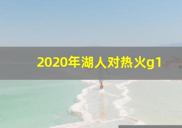 2020年湖人对热火g1