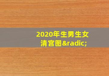 2020年生男生女清宫图√