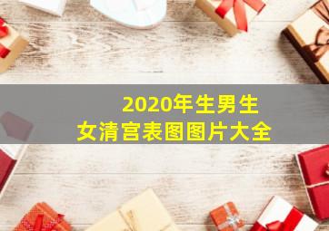 2020年生男生女清宫表图图片大全