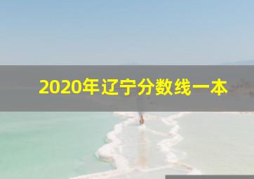 2020年辽宁分数线一本