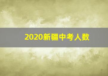 2020新疆中考人数