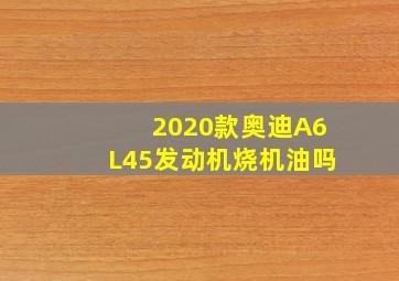 2020款奥迪A6L45发动机烧机油吗