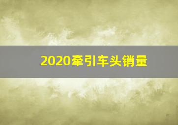 2020牵引车头销量