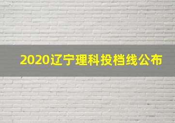 2020辽宁理科投档线公布