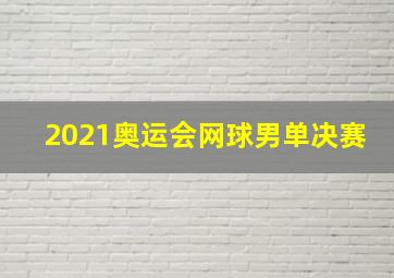 2021奥运会网球男单决赛