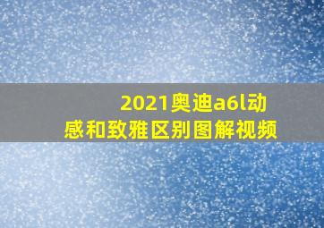 2021奥迪a6l动感和致雅区别图解视频