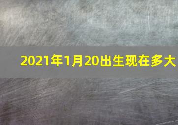 2021年1月20出生现在多大