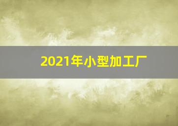 2021年小型加工厂