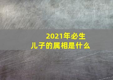 2021年必生儿子的属相是什么