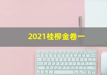 2021桂柳金卷一