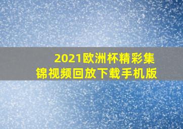 2021欧洲杯精彩集锦视频回放下载手机版