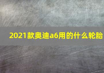 2021款奥迪a6用的什么轮胎