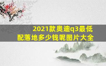 2021款奥迪q3最低配落地多少钱呢图片大全