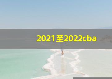 2021至2022cba