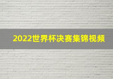 2022世界杯决赛集锦视频