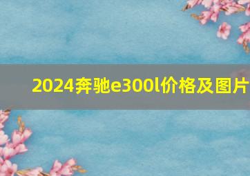 2024奔驰e300l价格及图片