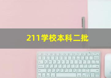 211学校本科二批