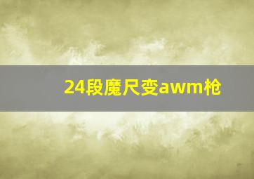 24段魔尺变awm枪