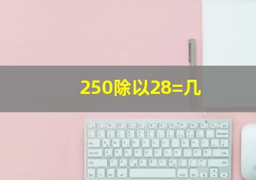 250除以28=几