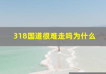 318国道很难走吗为什么