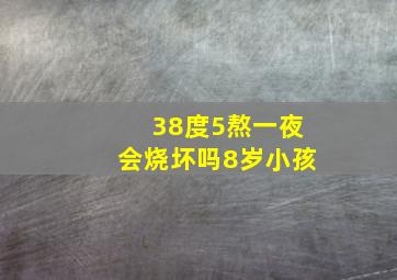 38度5熬一夜会烧坏吗8岁小孩