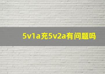 5v1a充5v2a有问题吗