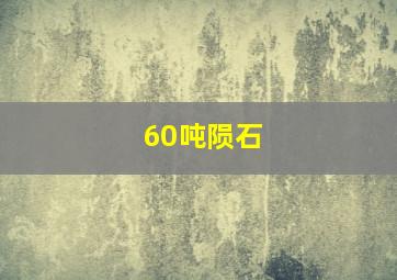 60吨陨石