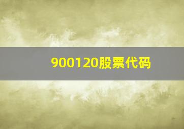 900120股票代码