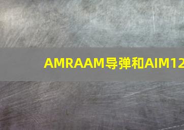 AMRAAM导弹和AIM120