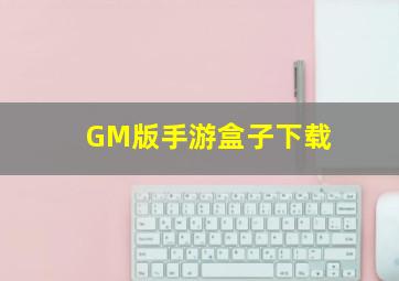 GM版手游盒子下载