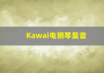 Kawai电钢琴复音