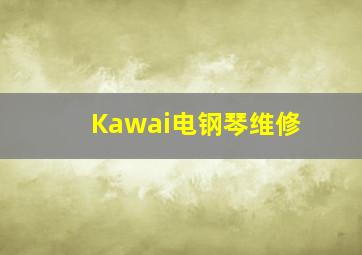 Kawai电钢琴维修