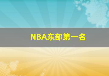 NBA东部第一名